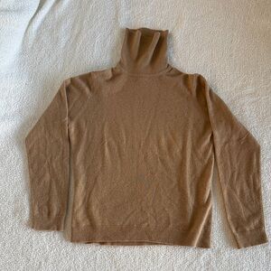 Brooks Brothers cashmere Camel Turtleneck Sweater